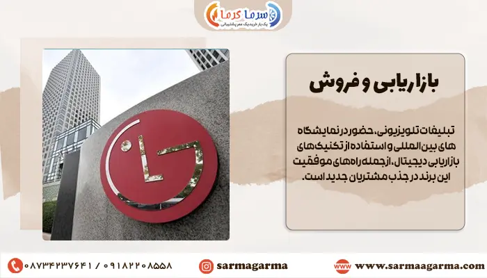 تفاوت بازاریابی و فروش Uneva با LG
