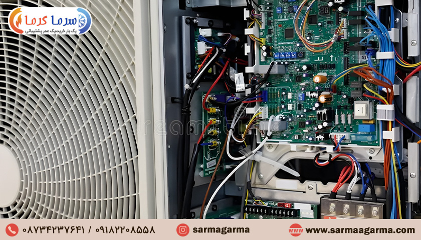 بررسی برد الکترونیکی دستگاه