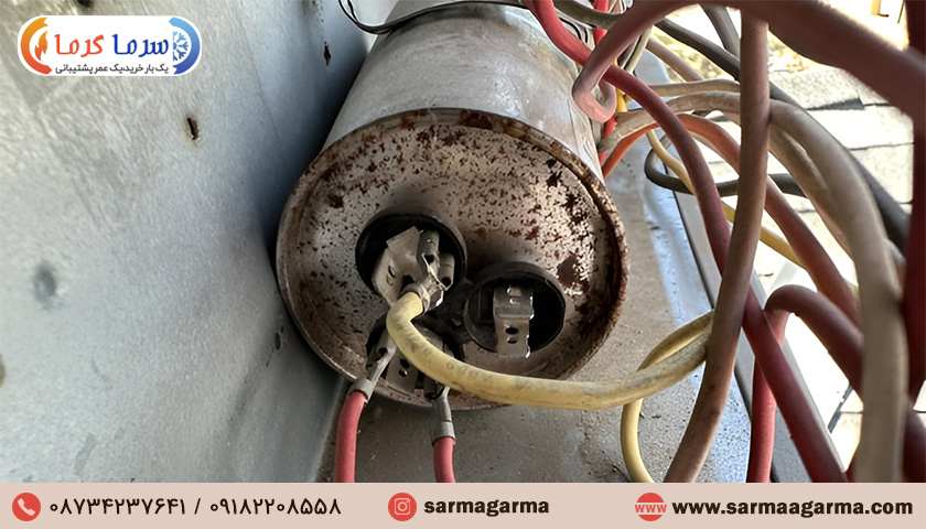 علائم و نشانه های خرابی خازن کولر گازی