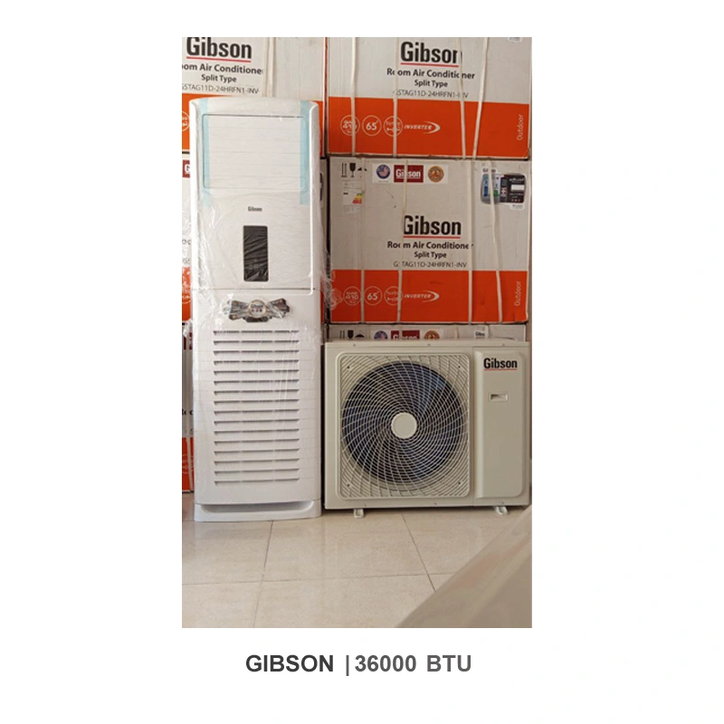 کولر گازی ایستاده گیبسون 36000 تک فن پنل بزرگ مدل GBS-36HR - تصویر 3