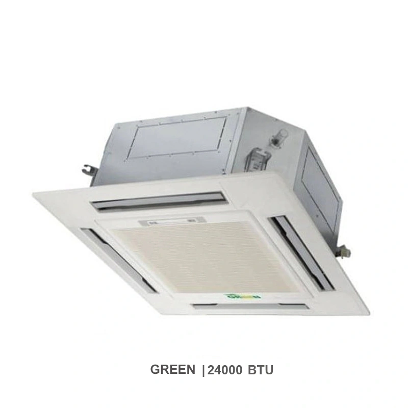 کولر گازی اسپلیت کاستی چهار طرفه گرین اینورتر تروپیکال 24000 مدل GCS-24P1T3A2P