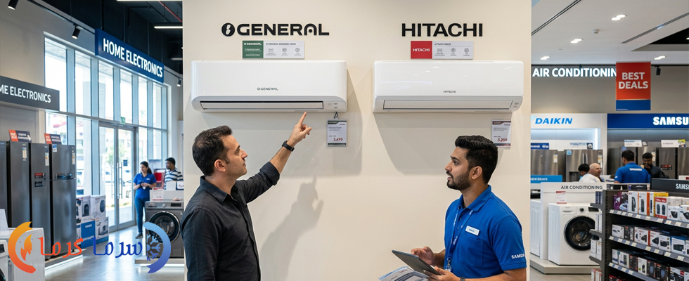 مقایسه دوام و طول عمر کولرهای گازی OGeneral و Hitachi