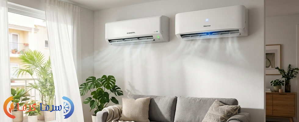 مقایسه کولر گازی اجنرال با هایسنس