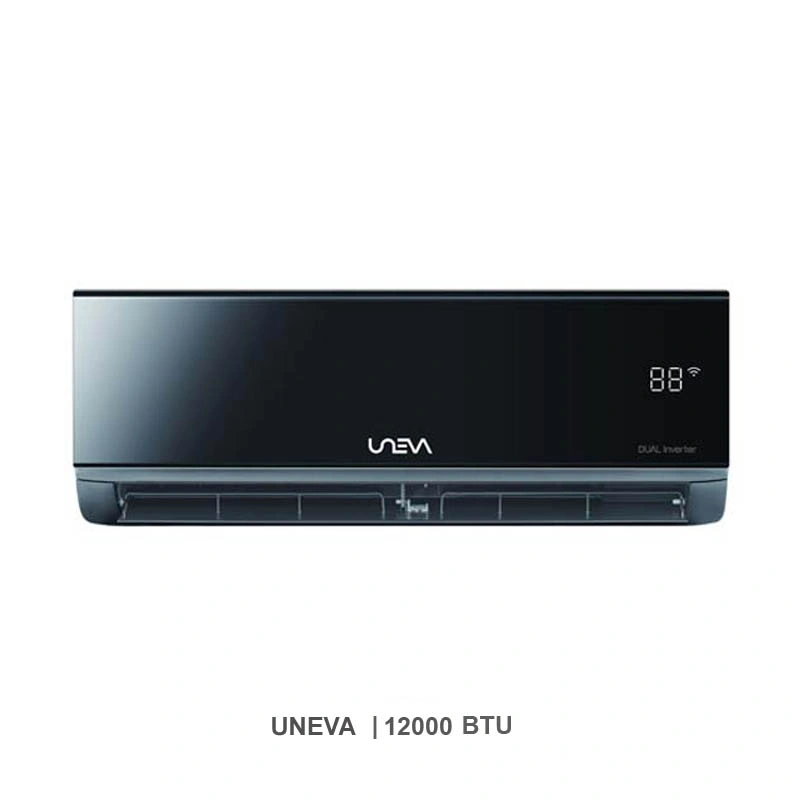 کولر گازی یونیوا 12000 اینورتر ویوو پنل مشکی مدل UN-MS12 VEVO-5 T3 black