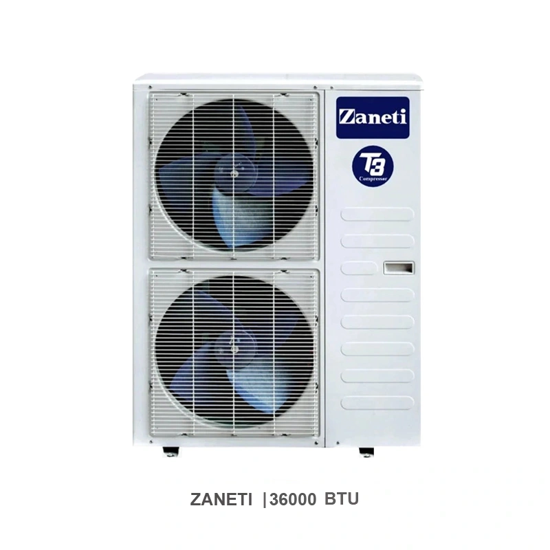 کولر گازی ایستاده زانتی 36000 دور ثابت T3 سرمایشی مدل ZARFSF-36CO3SAAA - تصویر 2